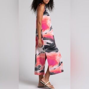 SYMPLI Reversible Side Slit Summer Sleeveless Dress Size 14